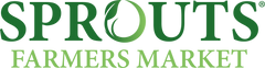 Sprouts Farmers Market logo with green and lighter green text